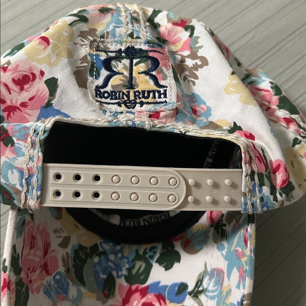 Robin Ruth Floral Miami Beach Club Cap Snapback Hat Cap Florida Unisex - Picture 6 of 7